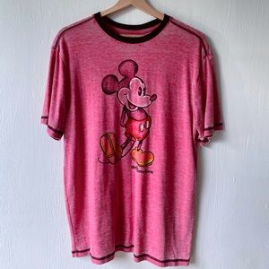 Disney Parks Mickey Retro Ringer Tee